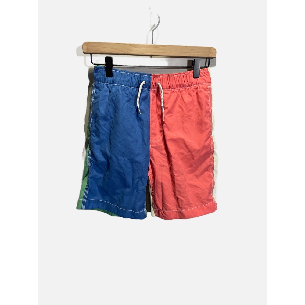 Gap Swim Trunks Kids L (10) Multicolor Colorblock Mesh Lined Board Shorts Surf